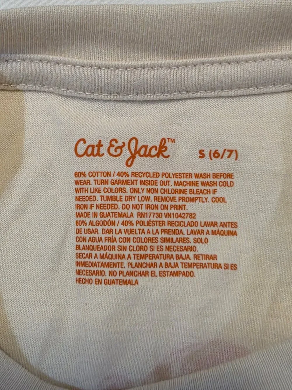 Boys' Long Sleeve 'Hot Sauce' Graphic T-Shirt - Cat & Jack™ Beige S